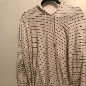 Striped hoodie